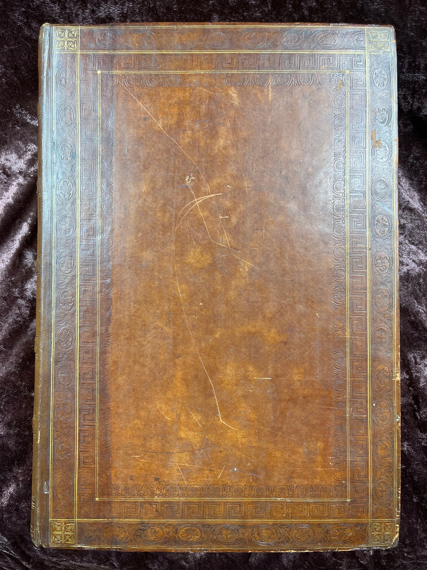1751 Folio First Edition King James Bible Printed By Thomas Baskett-Bound With 16 Extra Illustrations And Was Once Owned By George Barclay Of Burford Lodge