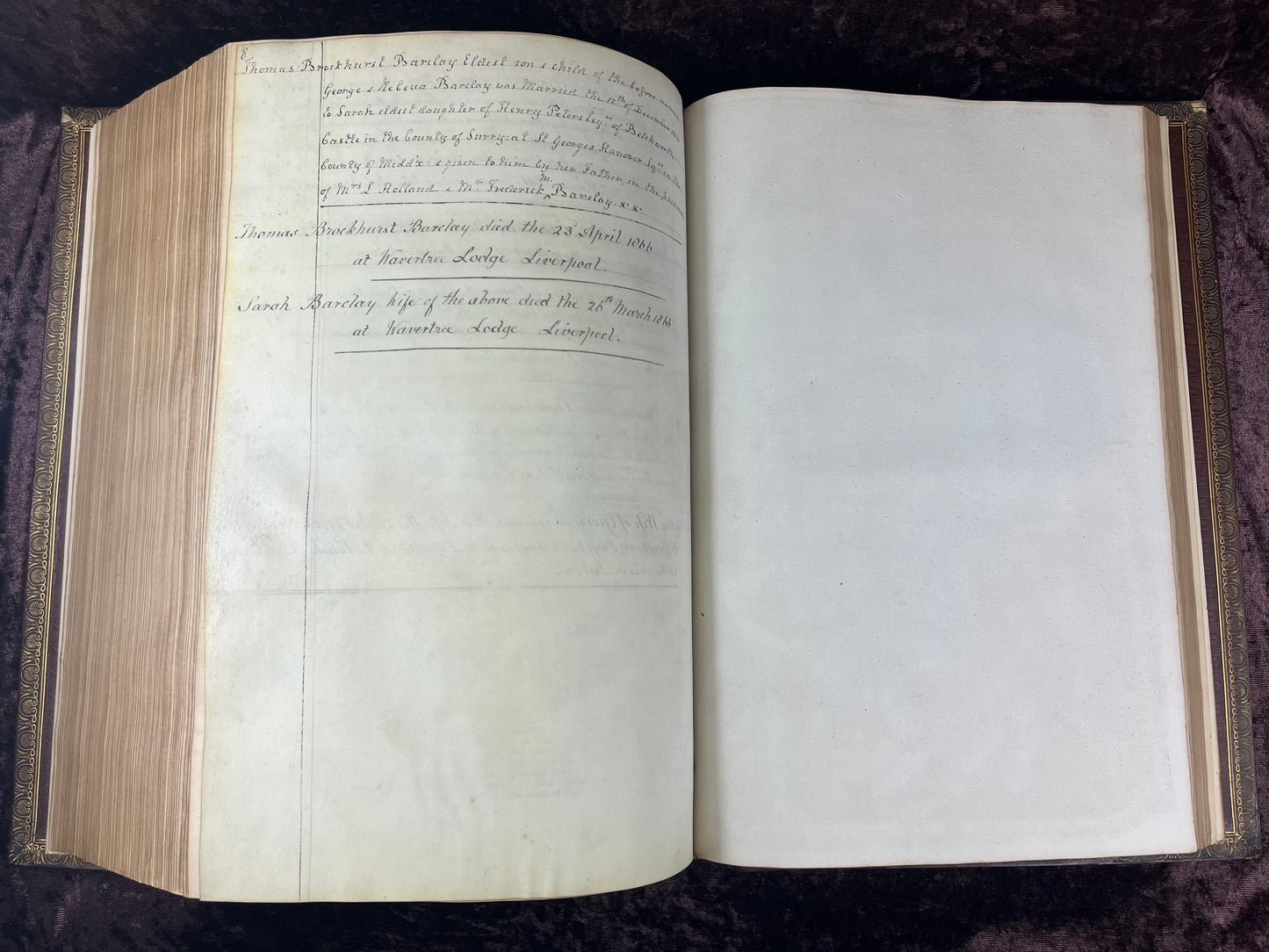 1751 Folio First Edition King James Bible Printed By Thomas Baskett-Bound With 16 Extra Illustrations And Was Once Owned By George Barclay Of Burford Lodge