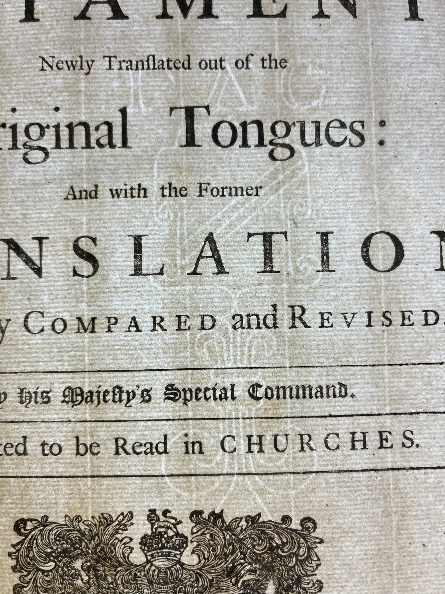 1751 Folio First Edition King James Bible Printed By Thomas Baskett-Bound With 16 Extra Illustrations And Was Once Owned By George Barclay Of Burford Lodge