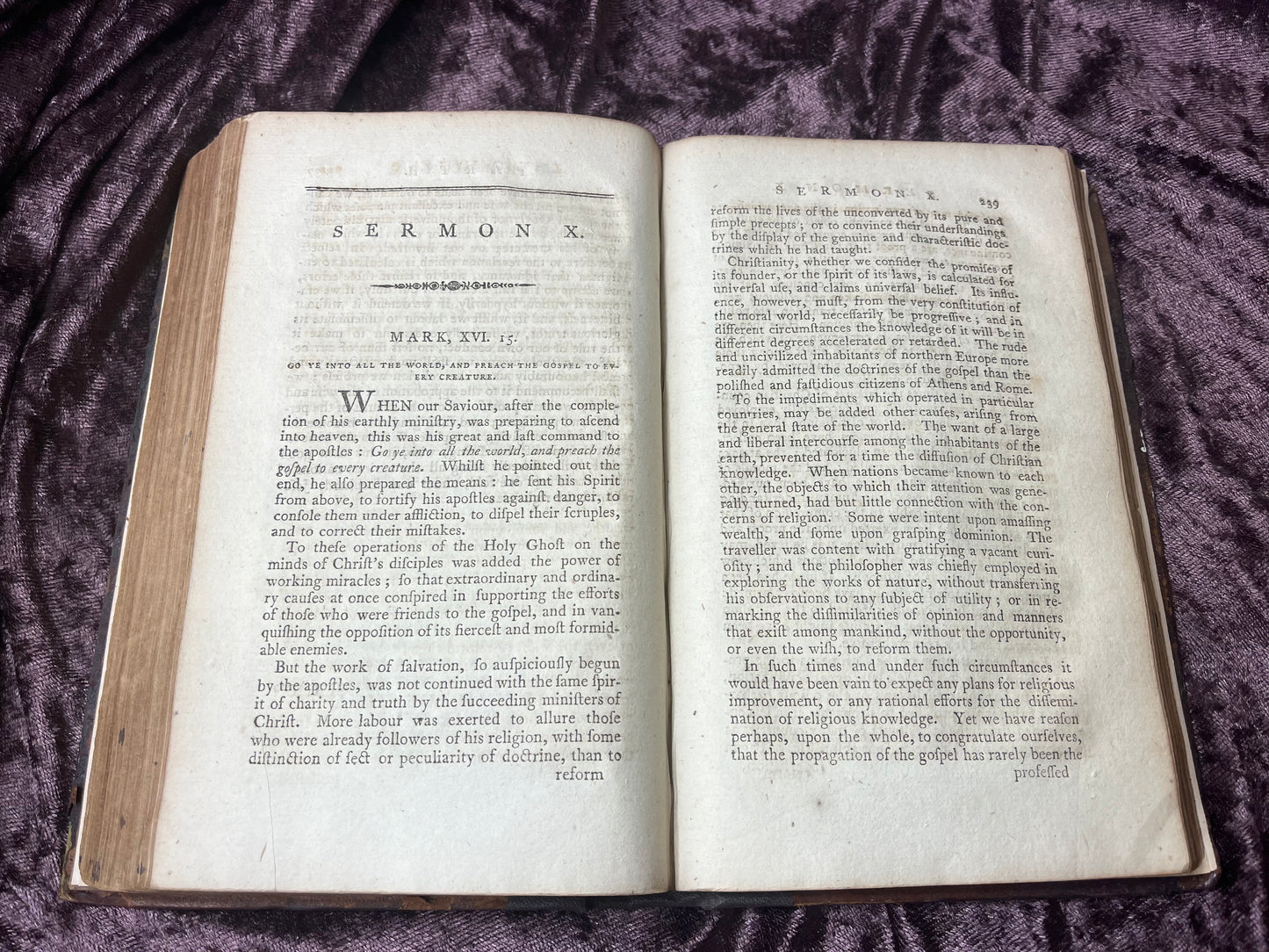 1793 Octavo First American Edition Sermons Preached Before The University Of Oxford By Joseph White And Printed At Boston By William Greenough