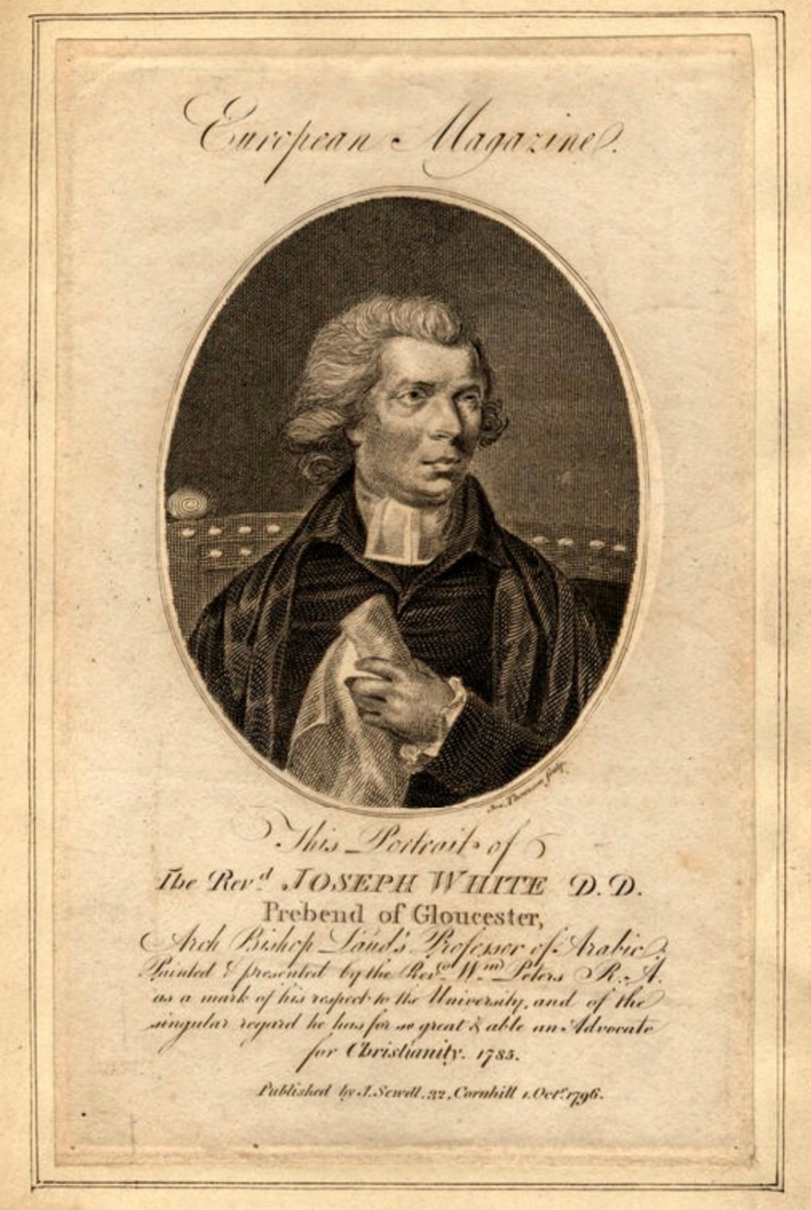 1793 Octavo First American Edition Sermons Preached Before The University Of Oxford By Joseph White And Printed At Boston By William Greenough