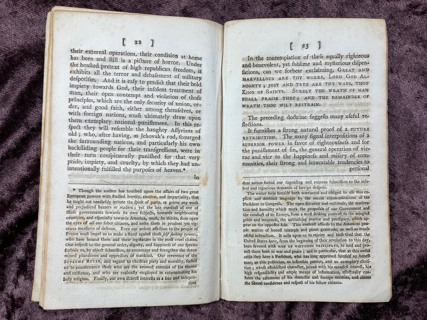 1798 Octavo Pamphlet Sermon By David Tappan-Likely Owned By Peter Oxenbridge Thacher Who Participated In Drafting The Massachusetts Constitution In 1780