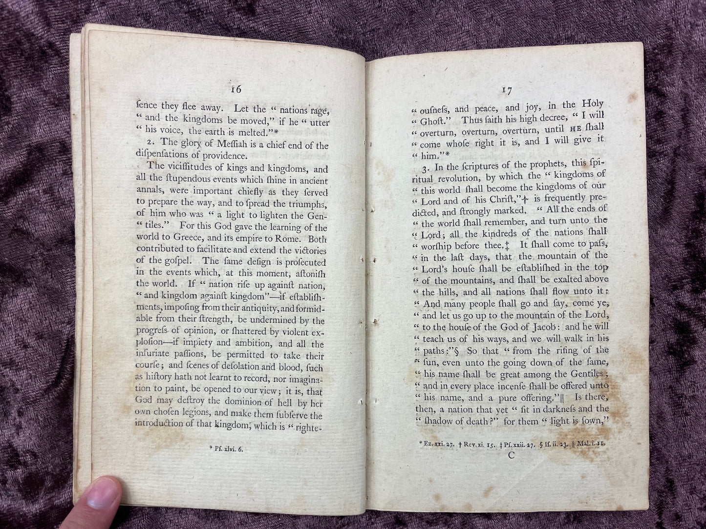 1797 Octavo First Edition Pamphlet Hope For The Heathen Sermon Preached In The Old Presbyterian Church Before The New York Missionary Society At Their Annual Meeting By John M. Mason