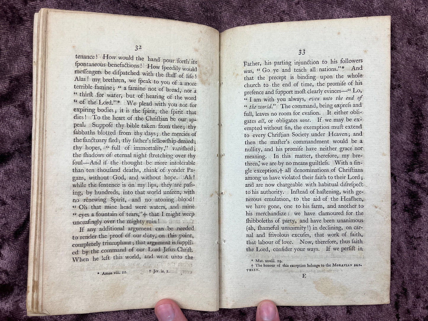 1797 Octavo First Edition Pamphlet Hope For The Heathen Sermon Preached In The Old Presbyterian Church Before The New York Missionary Society At Their Annual Meeting By John M. Mason