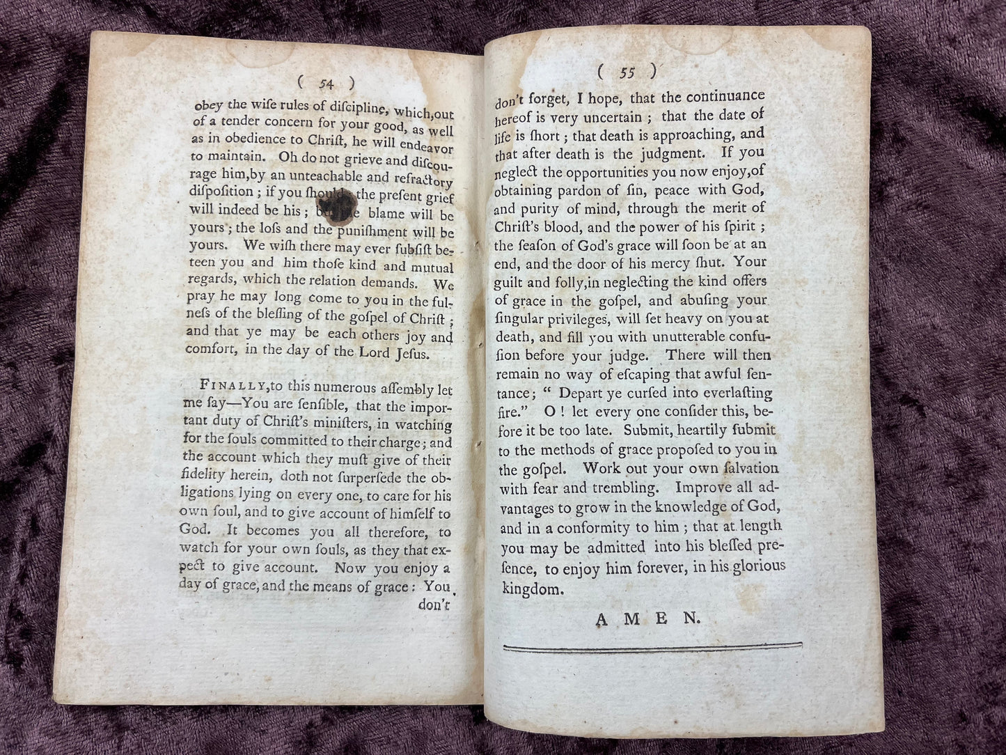 1764 Octavo Pamphlet Sermon Preached At The Ordination Of Reverend Mr. Edward Brooks To The Pastoral Care Of The Church In North Yarmouth By Jason Haven