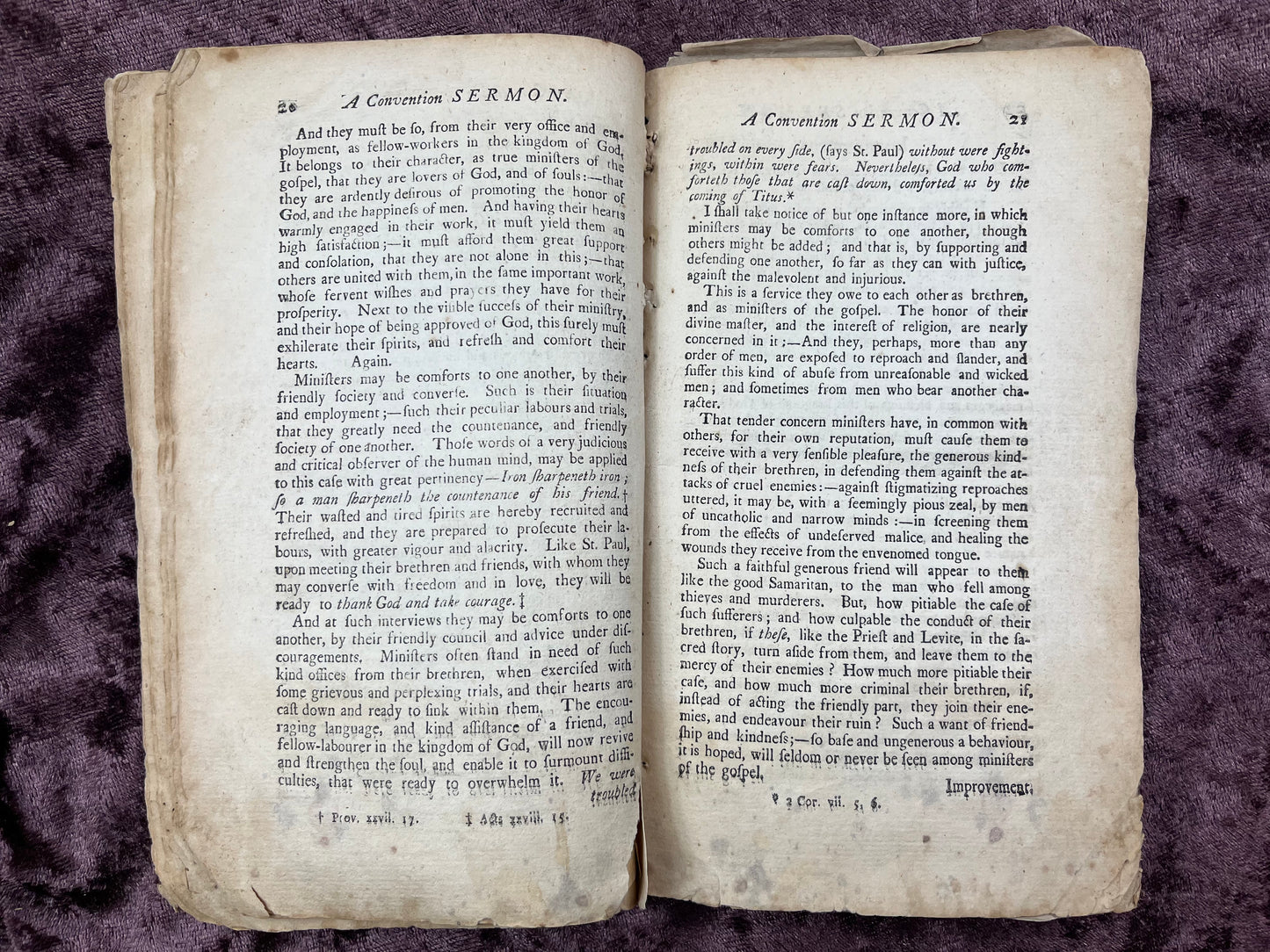 1768 Octavo First Edition Pamphlet Ministers Considered As Fellow Workers, Who Should Be Comforters To Each Other, In The Kingdom Of God By John Tucker