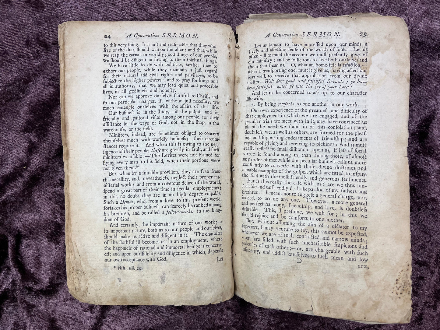 1768 Octavo First Edition Pamphlet Ministers Considered As Fellow Workers, Who Should Be Comforters To Each Other, In The Kingdom Of God By John Tucker