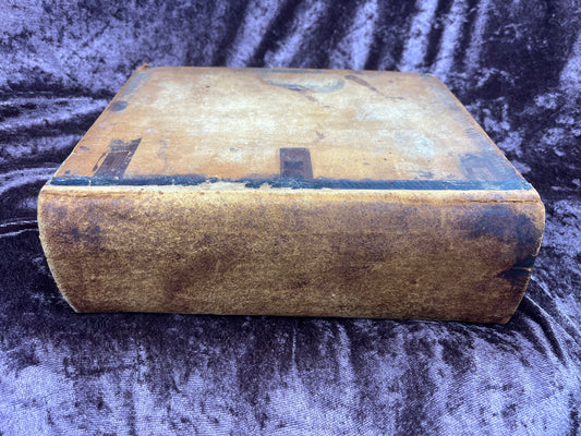 1769 Quarto First Edition King James Bible Printed In Oxford University And Edited By Dr. Benjamin Blayney