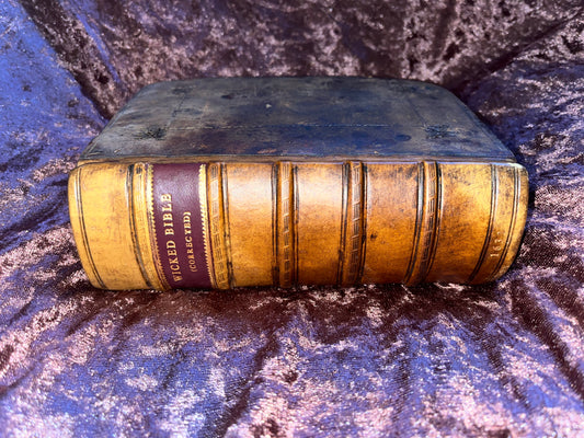 1631 8vo “Wicked Bible” King James Bible-Corrected