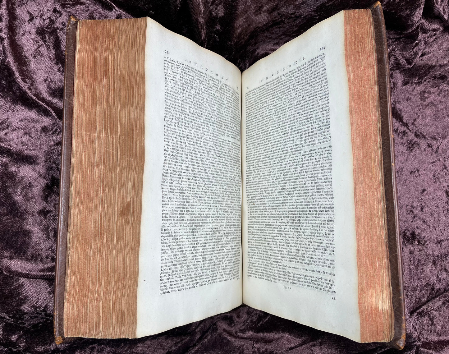 1752 Folio First Edition Greek New Testament With Robert Estiennes Text, Wettsteins Criticism, and a Syriac Version of Saint Clements Epistles