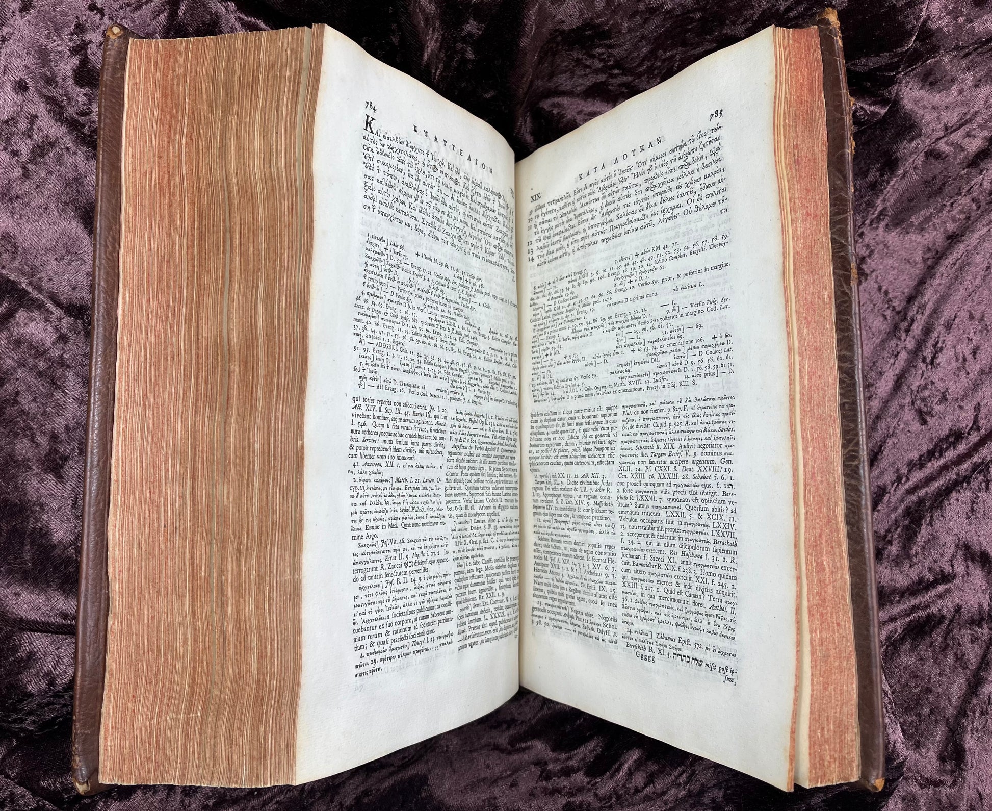 1752 Folio First Edition Greek New Testament With Robert Estiennes Text, Wettsteins Criticism, and a Syriac Version of Saint Clements Epistles E.T. Rare Books