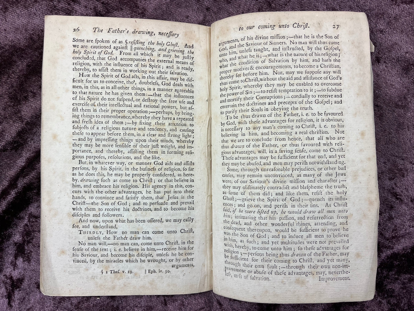 1769 Octavo First Edition Pamphlet Sermon On The Gospel Condition of Salvation And A Sermon On the Nature And Necessity Of The Father's Drawing Such As Come Unto Christ By John Tucker