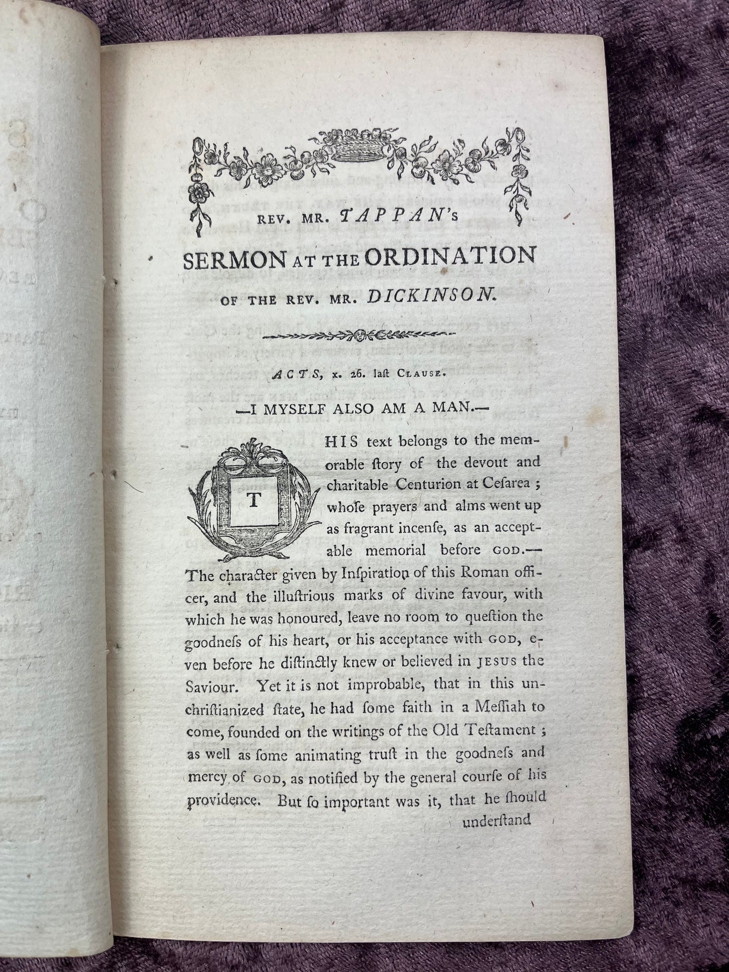 1789 Octavo First Edition Pamphlet Sermons By David Tappan, Amariah Frost, And David Kellogg-Likely Owned By Reverend Jacob Cushing