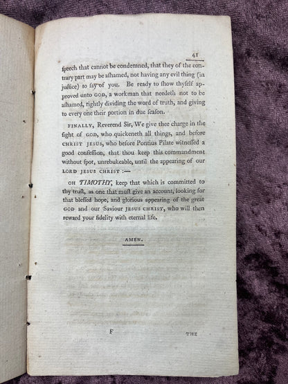 1789 Octavo First Edition Pamphlet Sermons By David Tappan, Amariah Frost, And David Kellogg-Likely Owned By Reverend Jacob Cushing