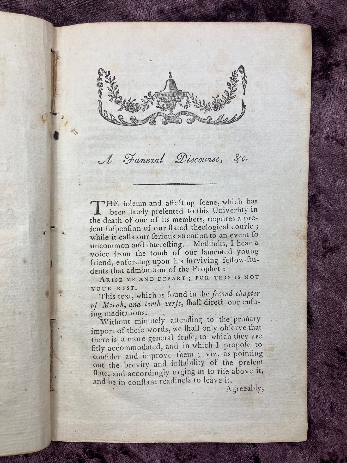 1769 Octavo First Edition Pamphlet Sermon On The Gospel Condition of Salvation And A Sermon On the Nature And Necessity Of The Father's Drawing Such As Come Unto Christ By John Tucker