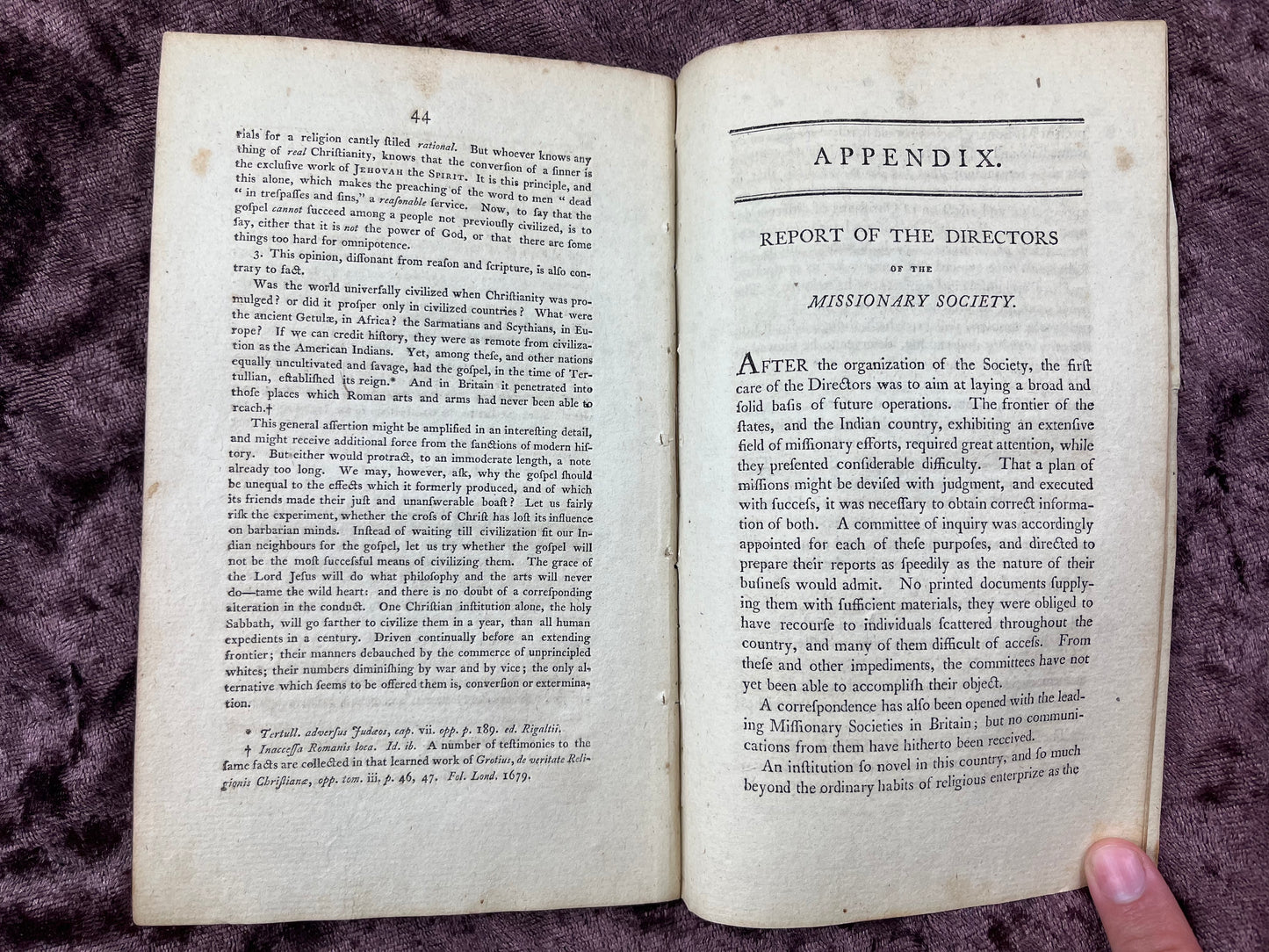 1797 Octavo First Edition Pamphlet Hope For The Heathen. A Sermon Preached In The Old Presbyterian Church Before The New York Missionary Society At Their Annual Meeting By John M. Mason