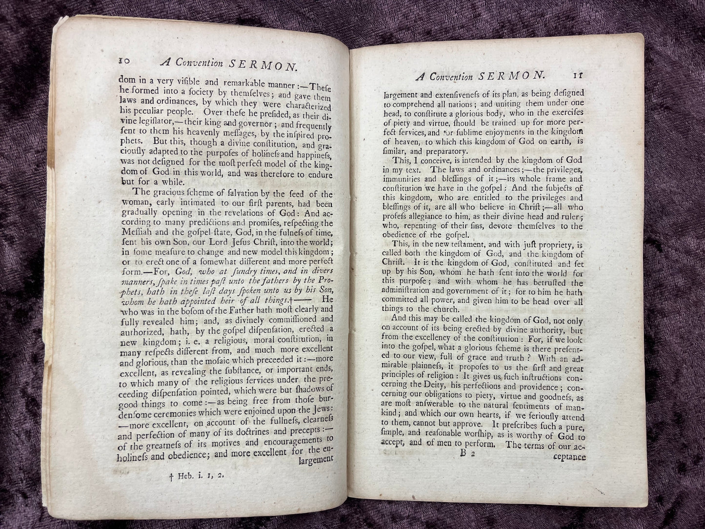 1768 Octavo First Edition Pamphlet Ministers Considered As Fellow Workers, Who Should Be Comforters To Each Other, In The Kingdom Of God By John Tucker