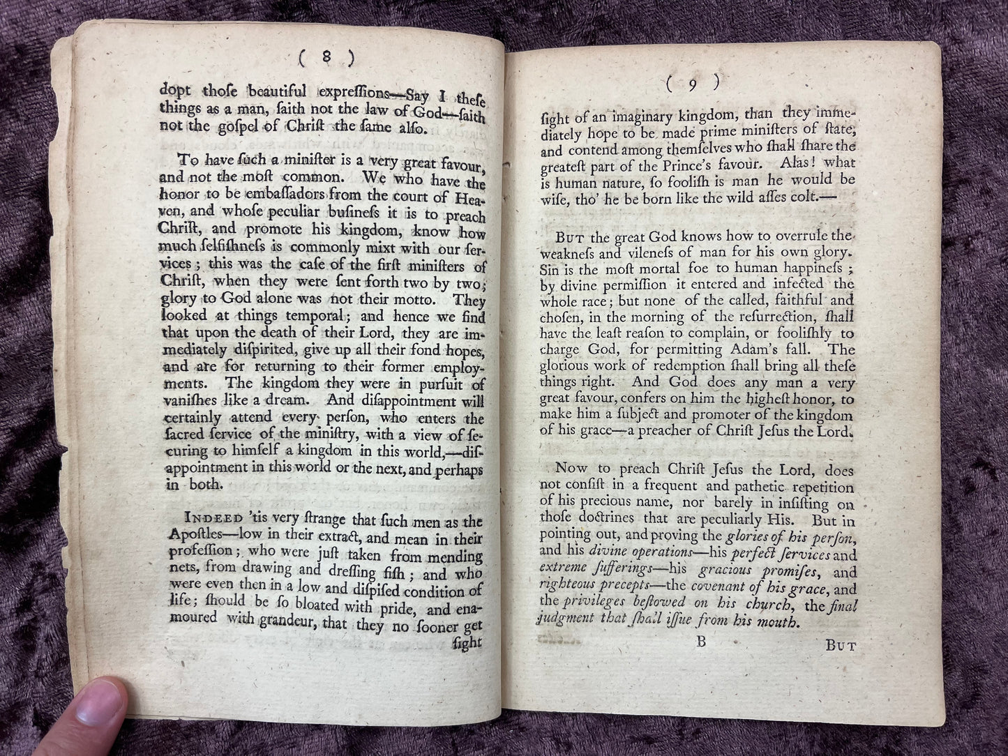 1761 Octavo First Edition Pamphlet Sermon Preached At The Ordination Of Reverend Mr. Eliab Stone To The Pastoral Care Of The Second Church By Matthew Bridge-The Reverend Who Resembled George Washington