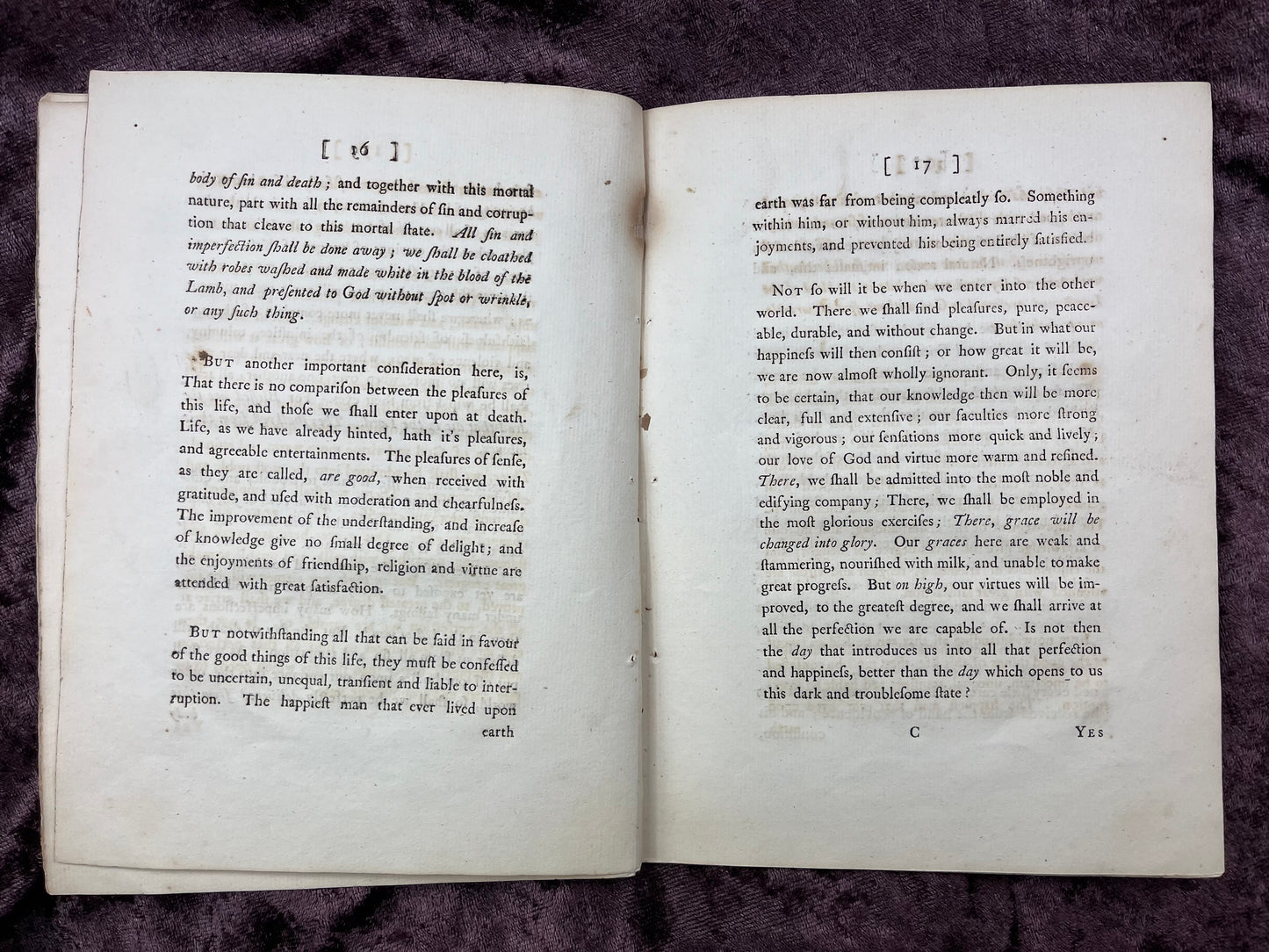 1763 Quarto First Edition Pamphlet Sermon Preached In Trinity Church At The Funeral Of Thomas Greene ESQ By William Hooper-Owned By Reverend Mr. James Greaton The First Settled Minister At St. Johns