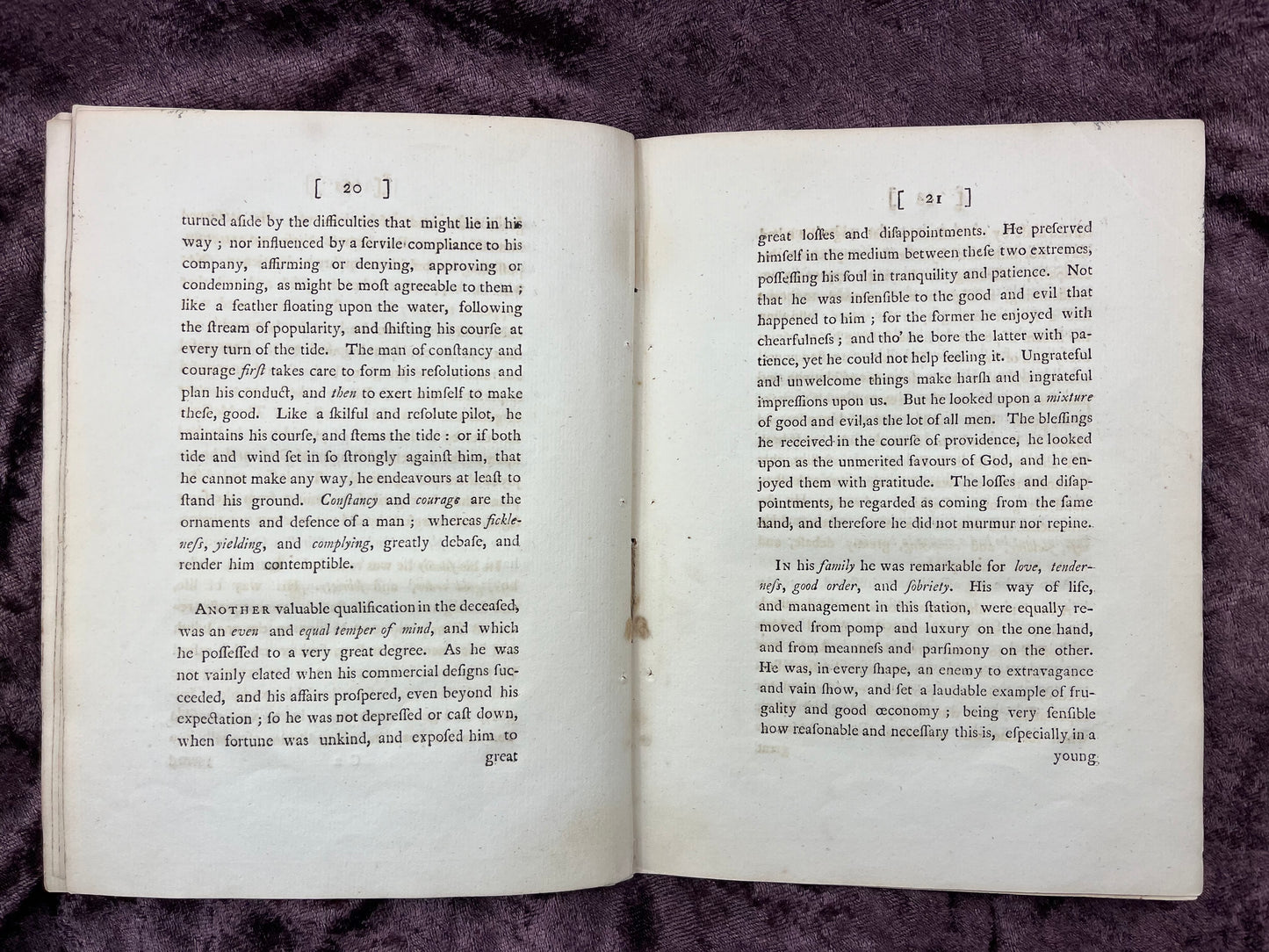 1763 Quarto First Edition Pamphlet Sermon Preached In Trinity Church At The Funeral Of Thomas Greene ESQ By William Hooper-Owned By Reverend Mr. James Greaton The First Settled Minister At St. Johns