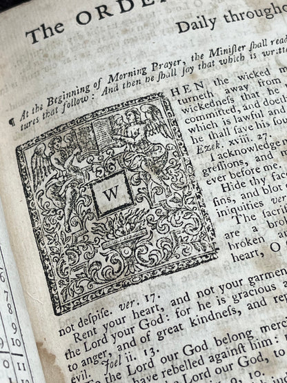 1769 Quarto First Edition King James Bible Printed In Oxford University And Edited By Dr. Benjamin Blayney-Bound With The Book Of Common Prayer And Concordance