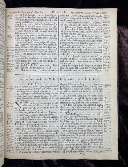 1769 Quarto First Edition King James Bible Printed In Oxford University And Edited By Dr. Benjamin Blayney-Bound With The Book Of Common Prayer And Concordance