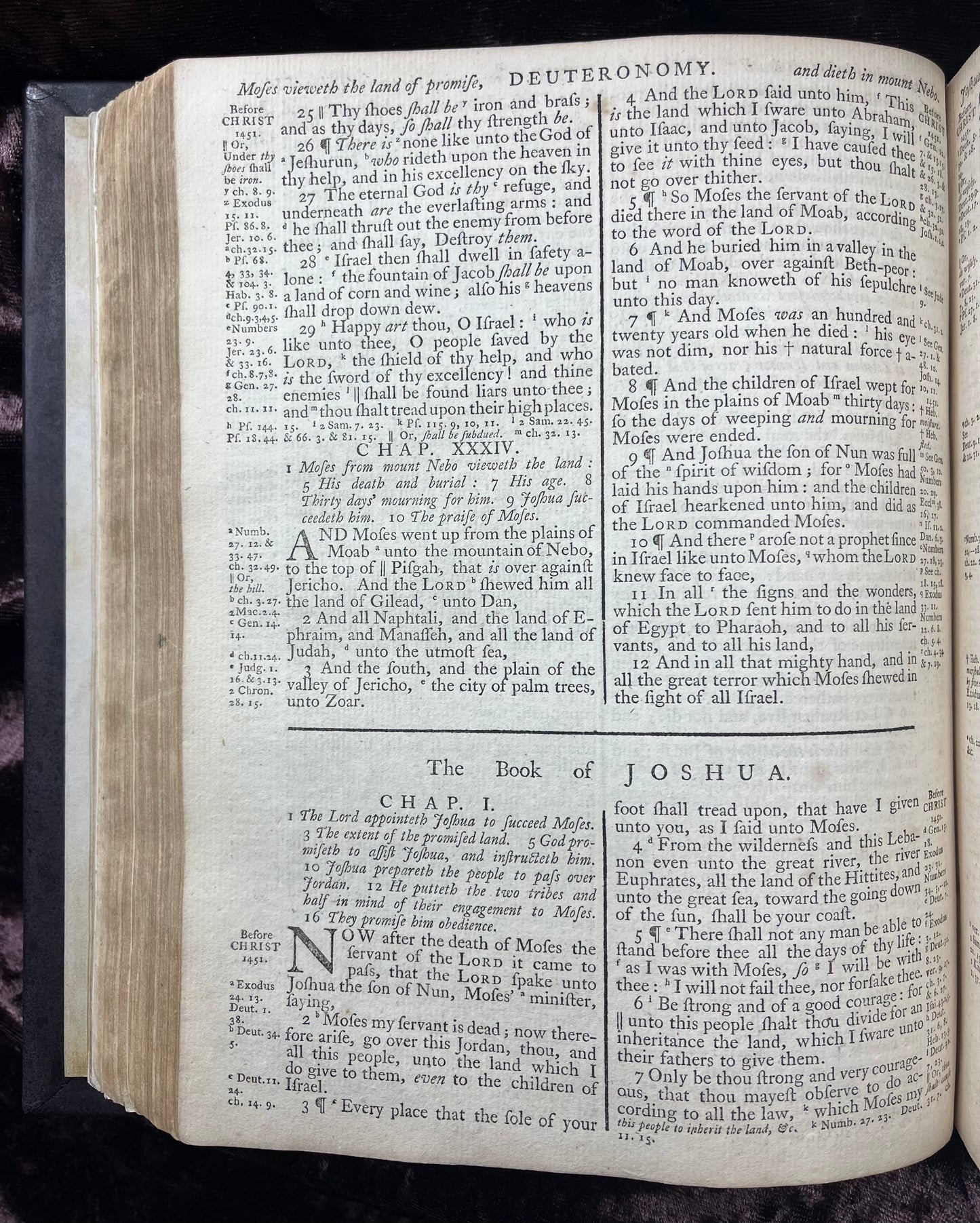 1769 Quarto First Edition King James Bible Printed In Oxford University And Edited By Dr. Benjamin Blayney-Bound With The Book Of Common Prayer And Concordance