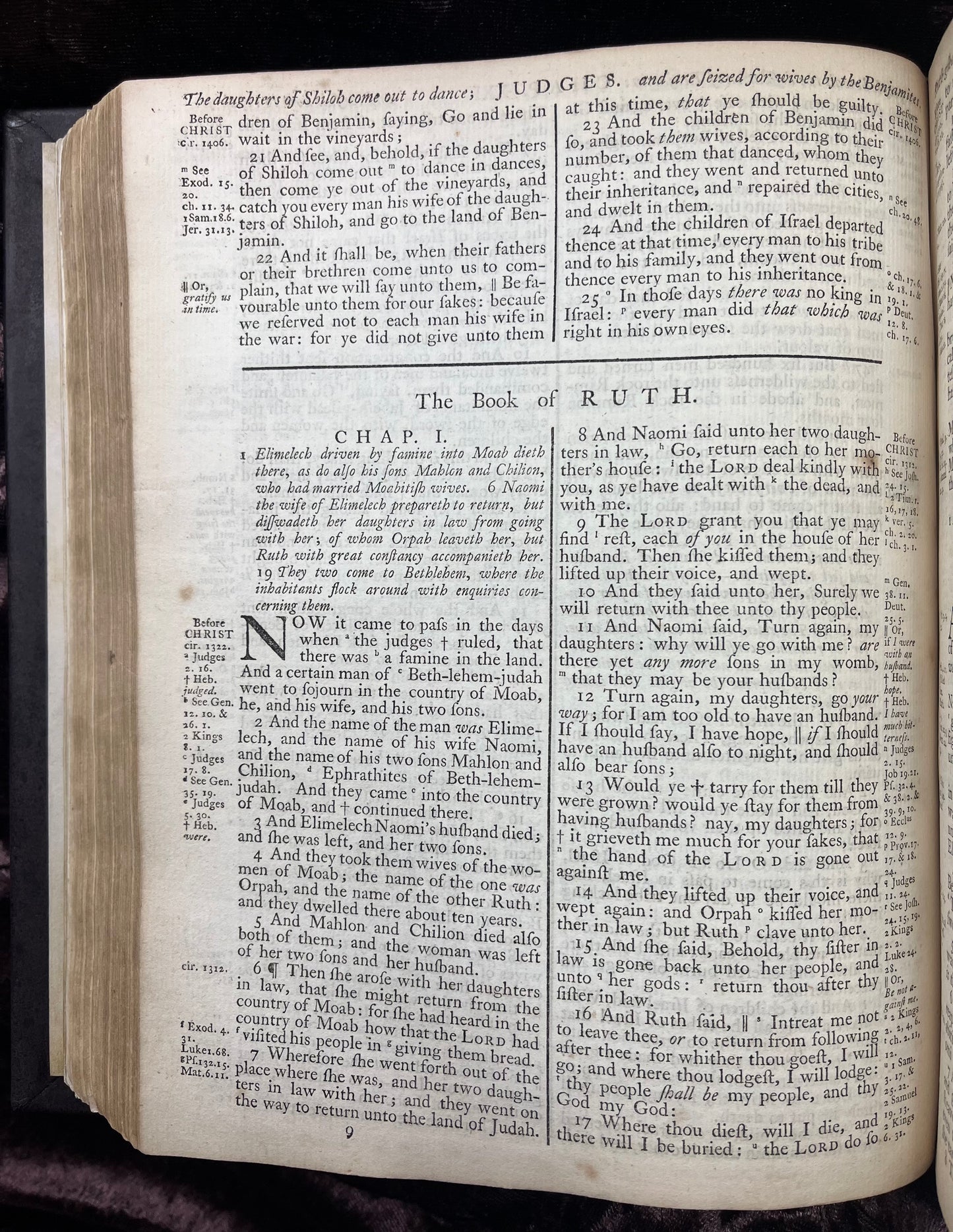 1769 Quarto First Edition King James Bible Printed In Oxford University And Edited By Dr. Benjamin Blayney-Bound With The Book Of Common Prayer And Concordance