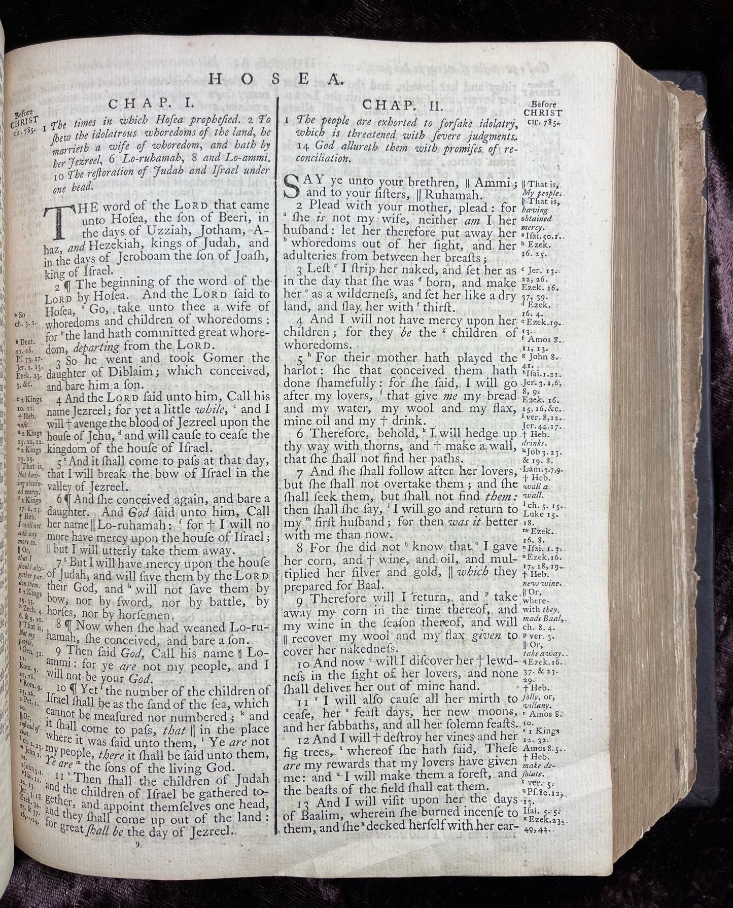 1769 Quarto First Edition King James Bible Printed In Oxford University And Edited By Dr. Benjamin Blayney-Bound With The Book Of Common Prayer And Concordance