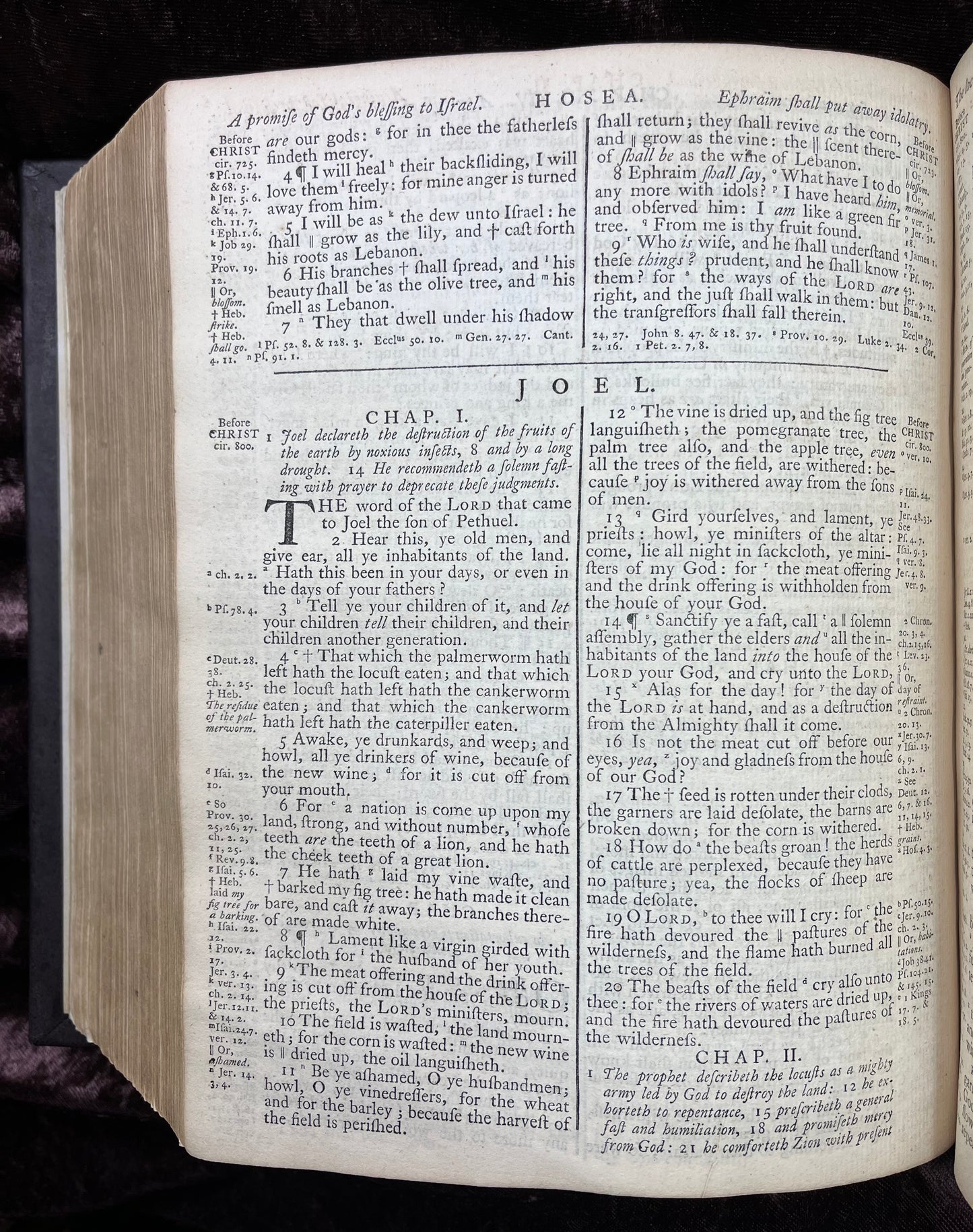 1769 Quarto First Edition King James Bible Printed In Oxford University And Edited By Dr. Benjamin Blayney-Bound With The Book Of Common Prayer And Concordance