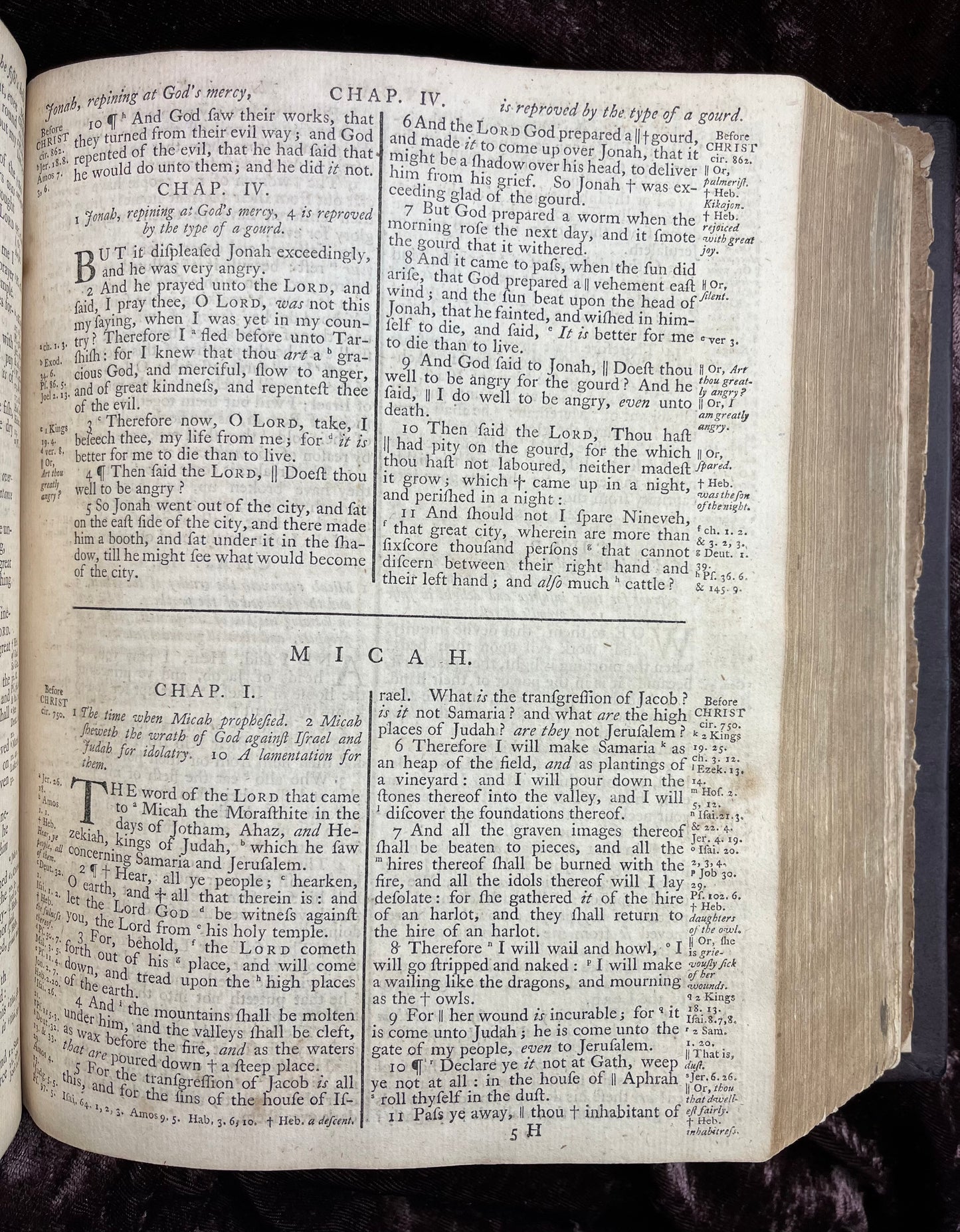 1769 Quarto First Edition King James Bible Printed In Oxford University And Edited By Dr. Benjamin Blayney-Bound With The Book Of Common Prayer And Concordance