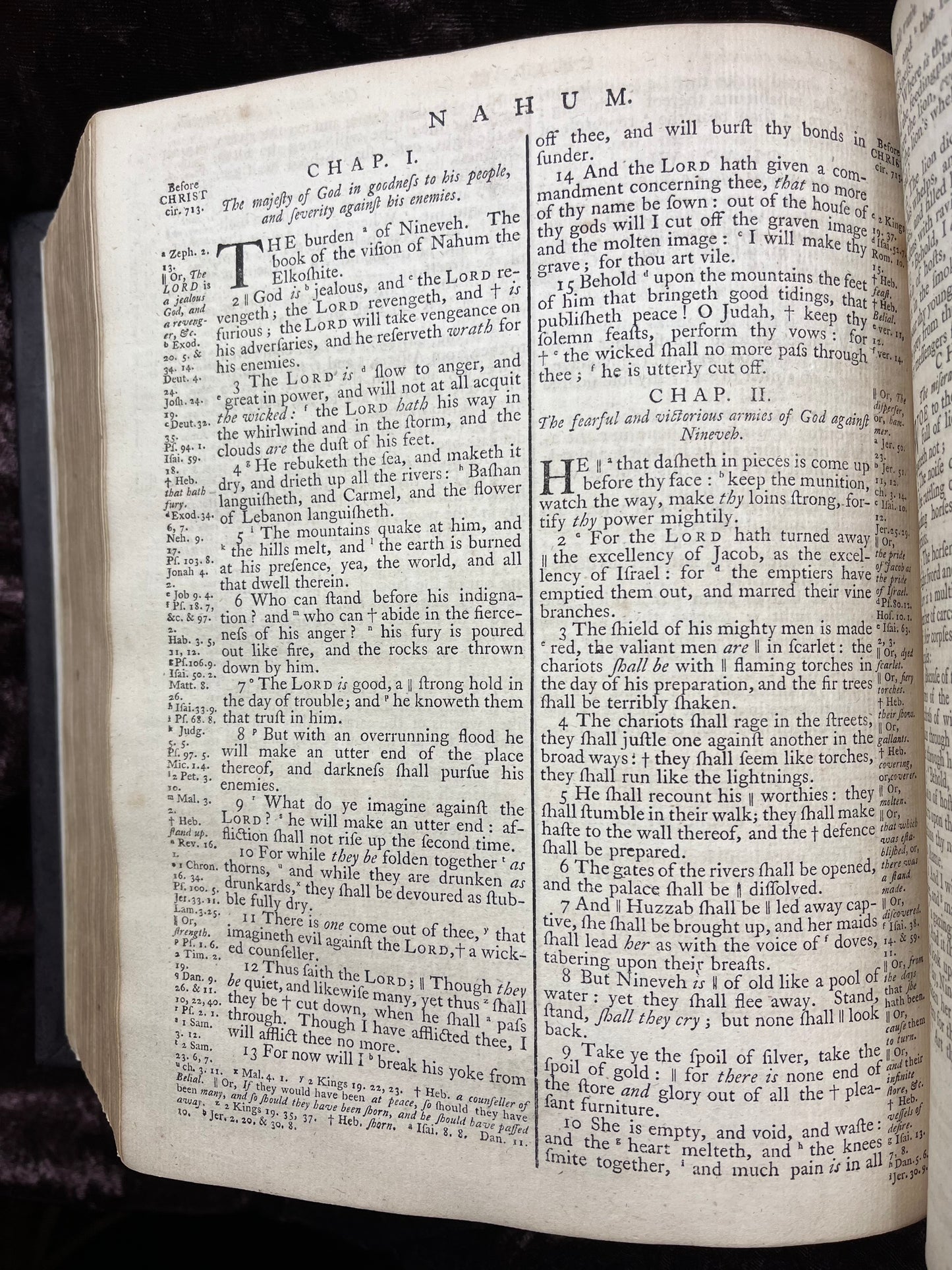 1769 Quarto First Edition King James Bible Printed In Oxford University And Edited By Dr. Benjamin Blayney-Bound With The Book Of Common Prayer And Concordance