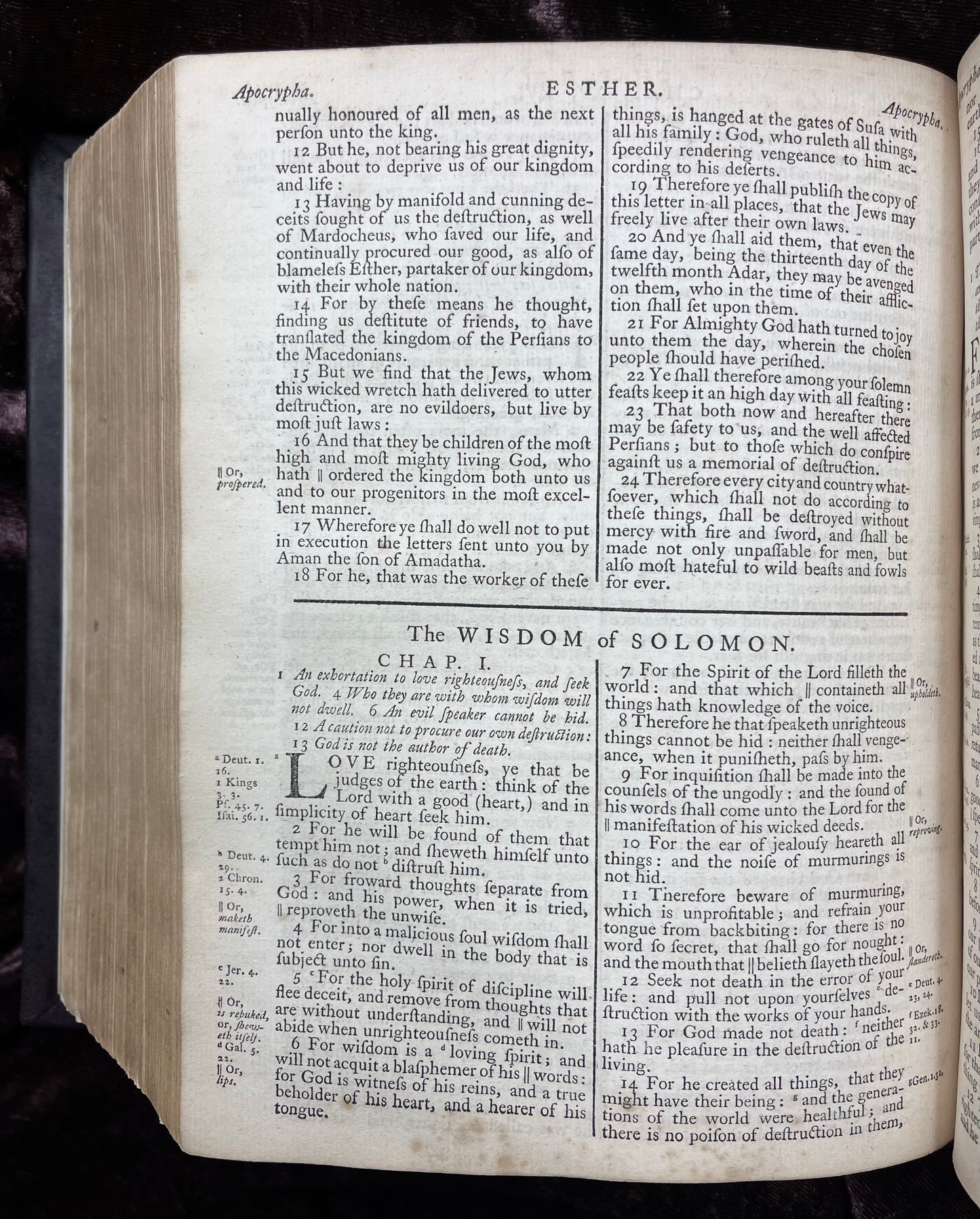 1769 Quarto First Edition King James Bible Printed In Oxford University And Edited By Dr. Benjamin Blayney-Bound With The Book Of Common Prayer And Concordance