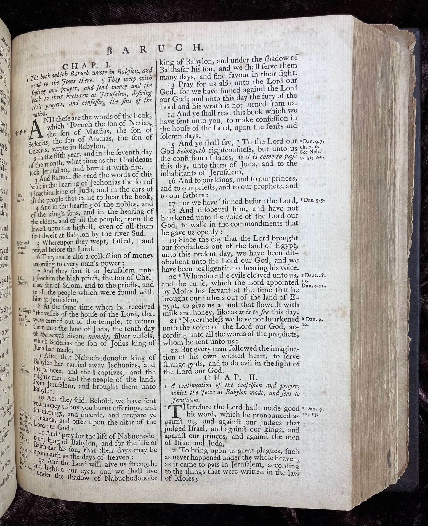 1769 Quarto First Edition King James Bible Printed In Oxford University And Edited By Dr. Benjamin Blayney-Bound With The Book Of Common Prayer And Concordance