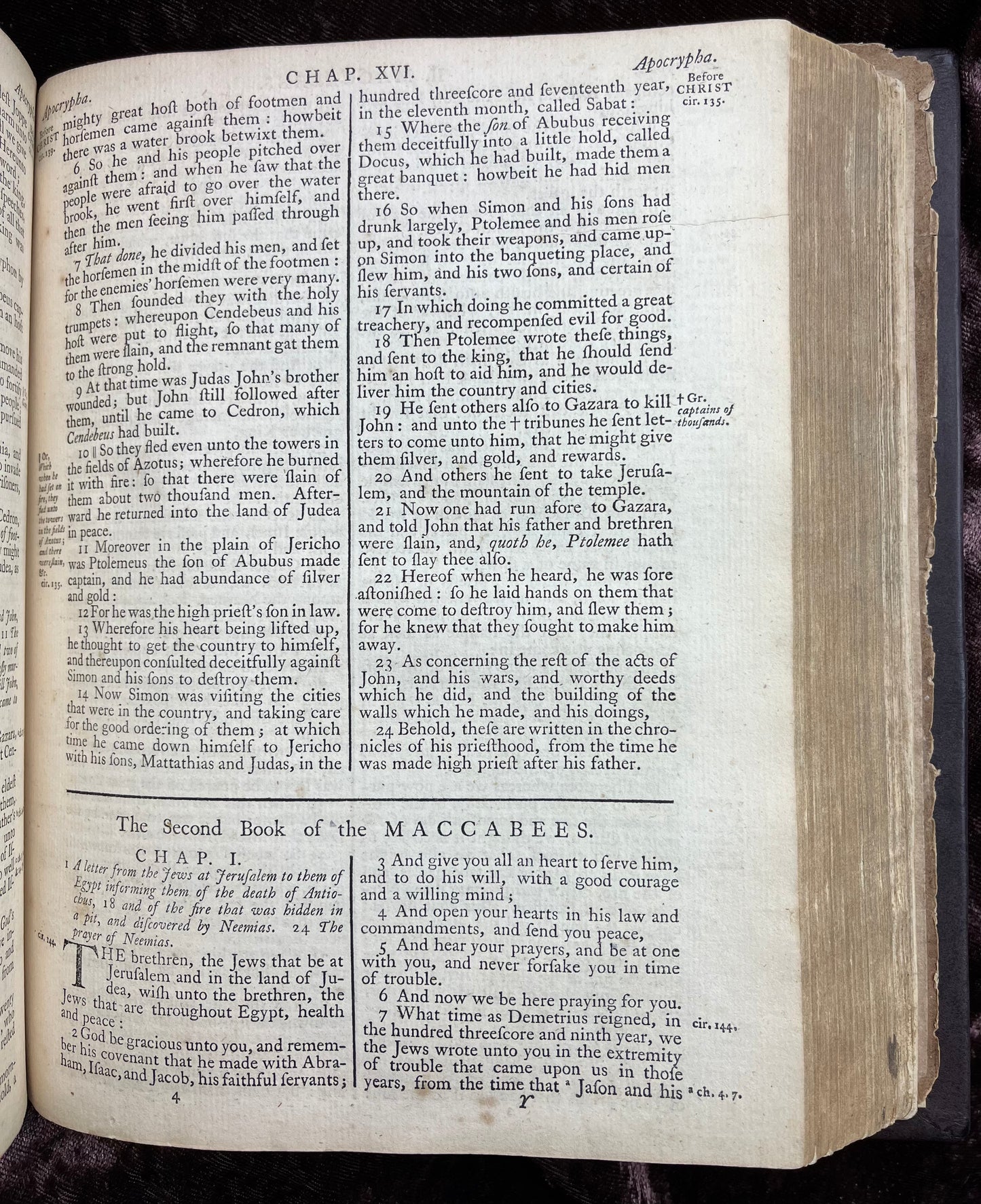 1769 Quarto First Edition King James Bible Printed In Oxford University And Edited By Dr. Benjamin Blayney-Bound With The Book Of Common Prayer And Concordance