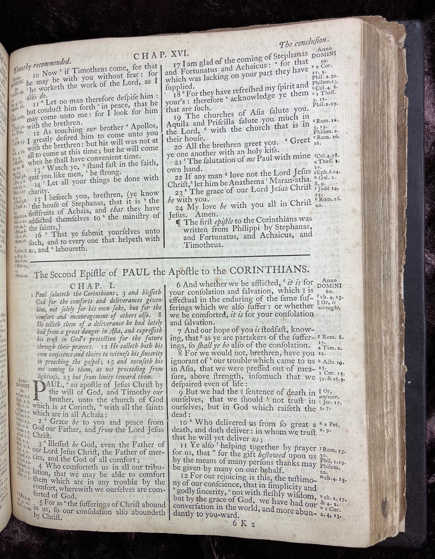 1769 Quarto First Edition King James Bible Printed In Oxford University And Edited By Dr. Benjamin Blayney-Bound With The Book Of Common Prayer And Concordance