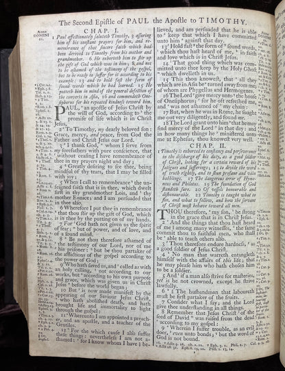 1769 Quarto First Edition King James Bible Printed In Oxford University And Edited By Dr. Benjamin Blayney-Bound With The Book Of Common Prayer And Concordance