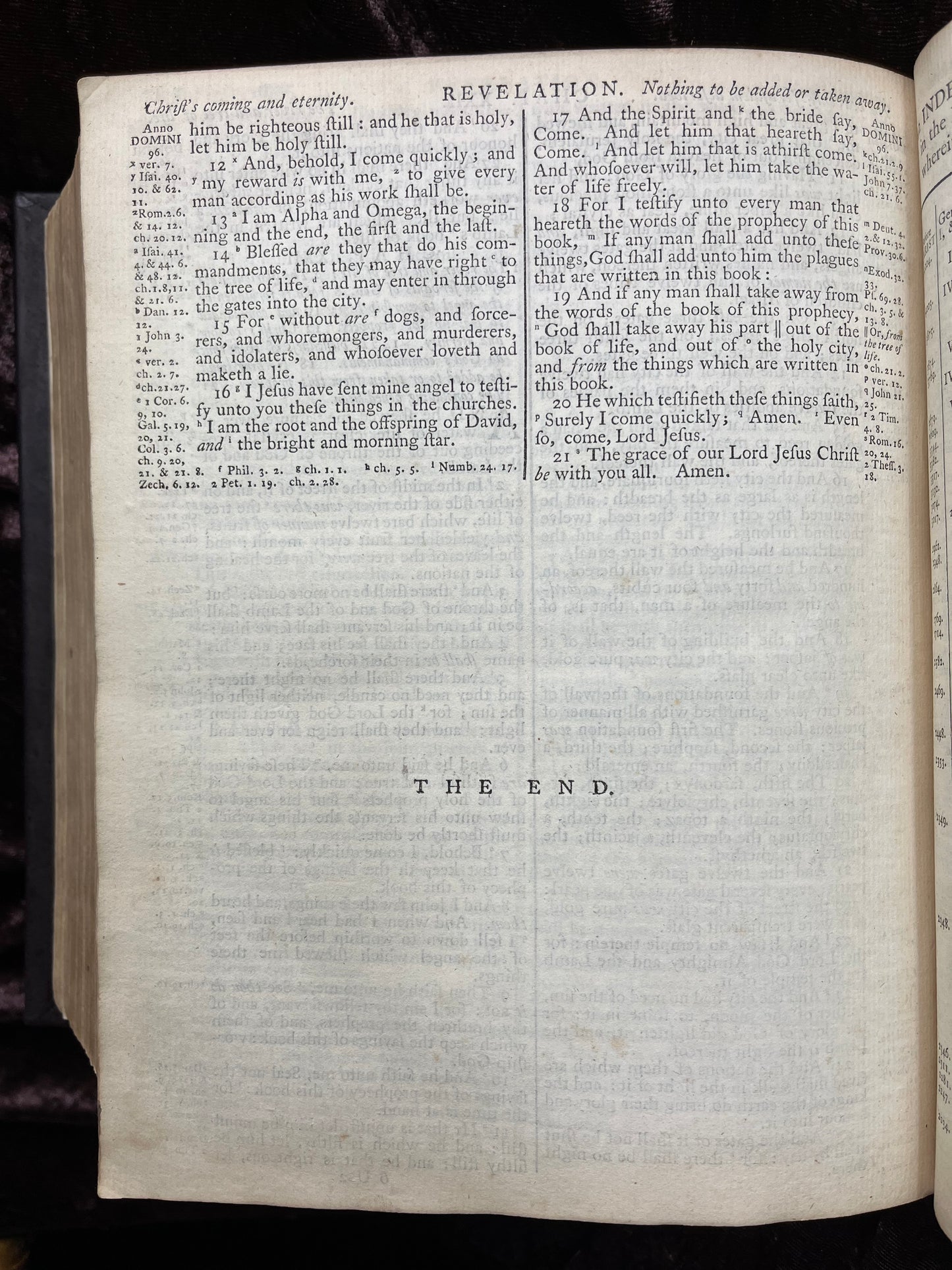 1769 Quarto First Edition King James Bible Printed In Oxford University And Edited By Dr. Benjamin Blayney-Bound With The Book Of Common Prayer And Concordance