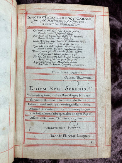 1660 Octavo King James Bible Printed By Henry Hills And John Field Which Marked The Restoration Period-Bound With 144 Extra Illustrations