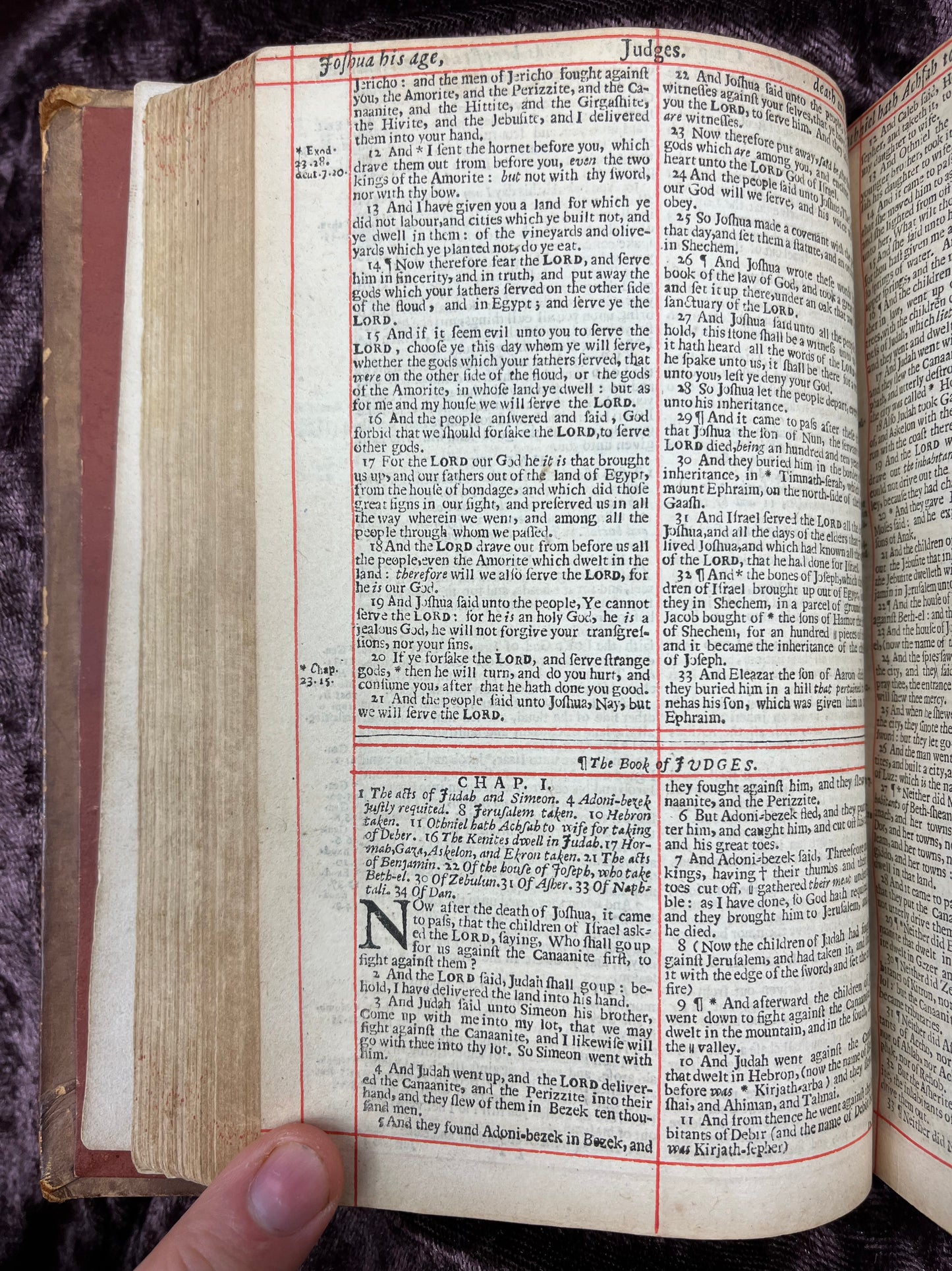 1660 Octavo King James Bible Printed By Henry Hills And John Field Which Marked The Restoration Period-Bound With 144 Extra Illustrations