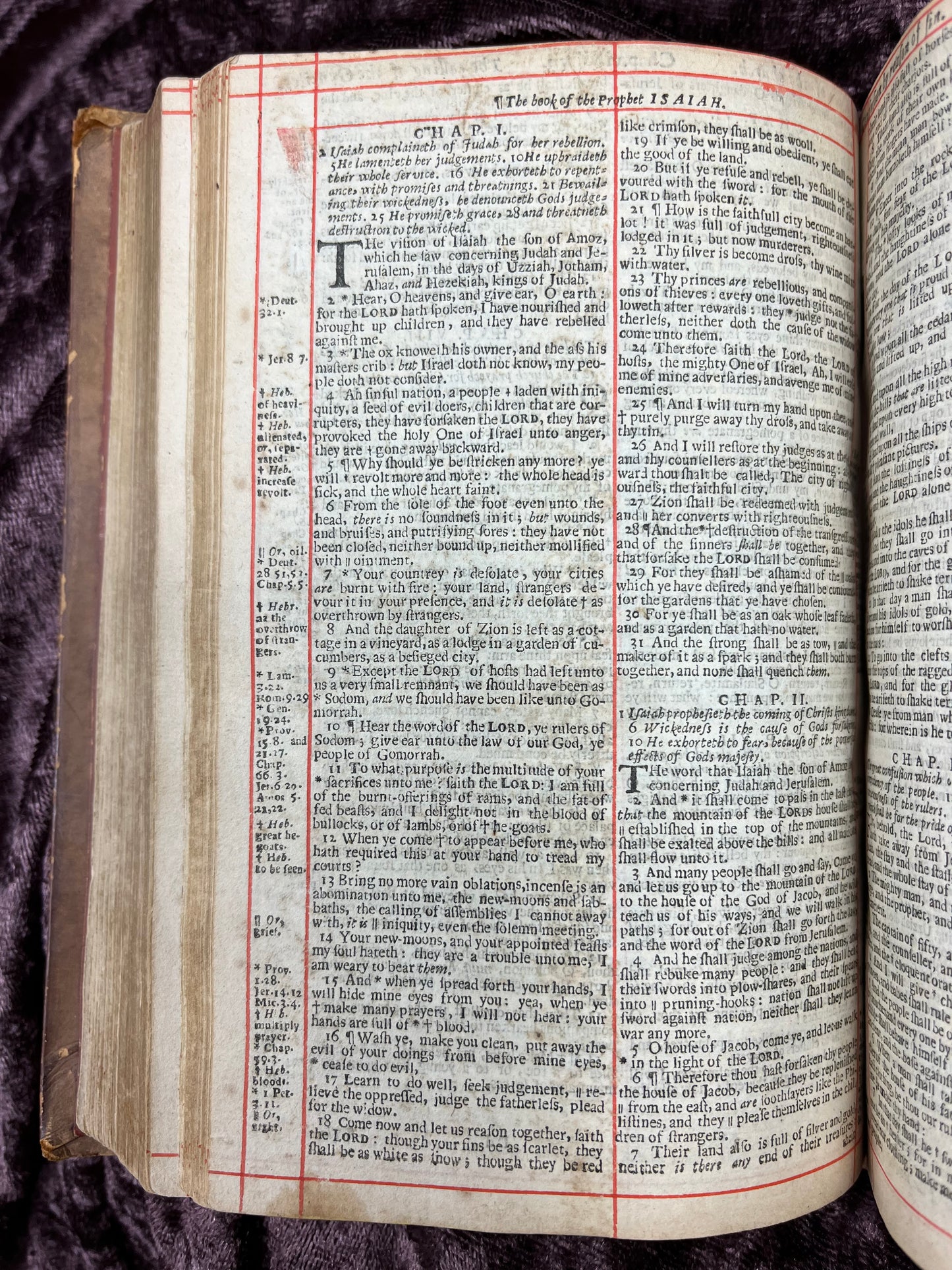 1660 Octavo King James Bible Printed By Henry Hills And John Field Which Marked The Restoration Period-Bound With 144 Extra Illustrations