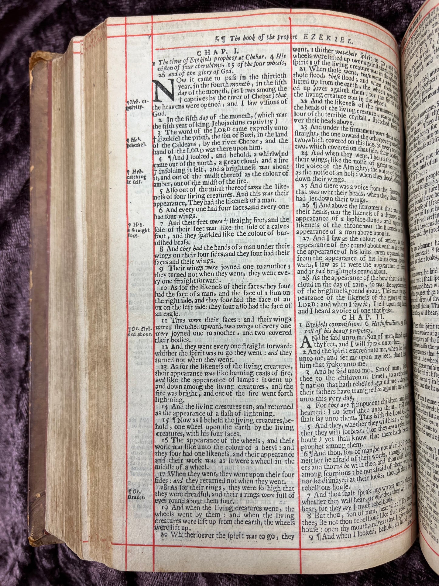 1660 Octavo King James Bible Printed By Henry Hills And John Field Which Marked The Restoration Period-Bound With 144 Extra Illustrations