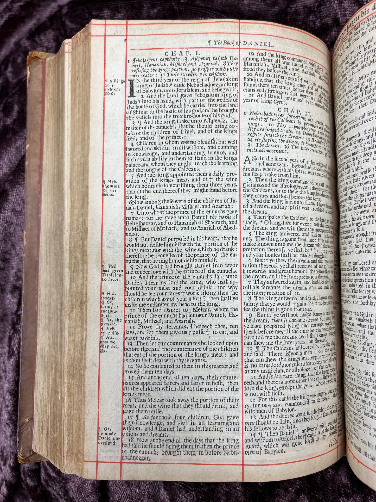 1660 Octavo King James Bible Printed By Henry Hills And John Field Which Marked The Restoration Period-Bound With 144 Extra Illustrations