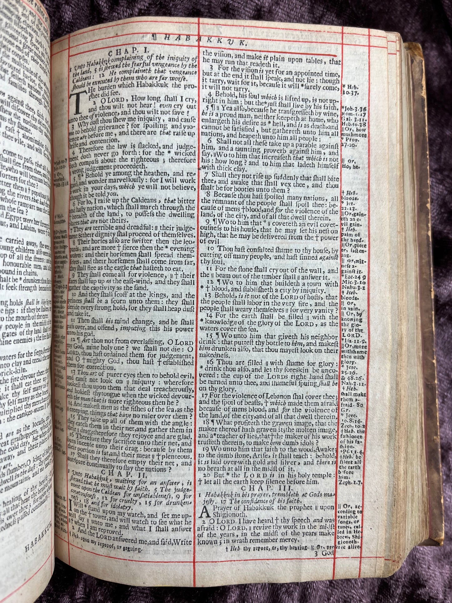 1660 Octavo King James Bible Printed By Henry Hills And John Field Which Marked The Restoration Period-Bound With 144 Extra Illustrations