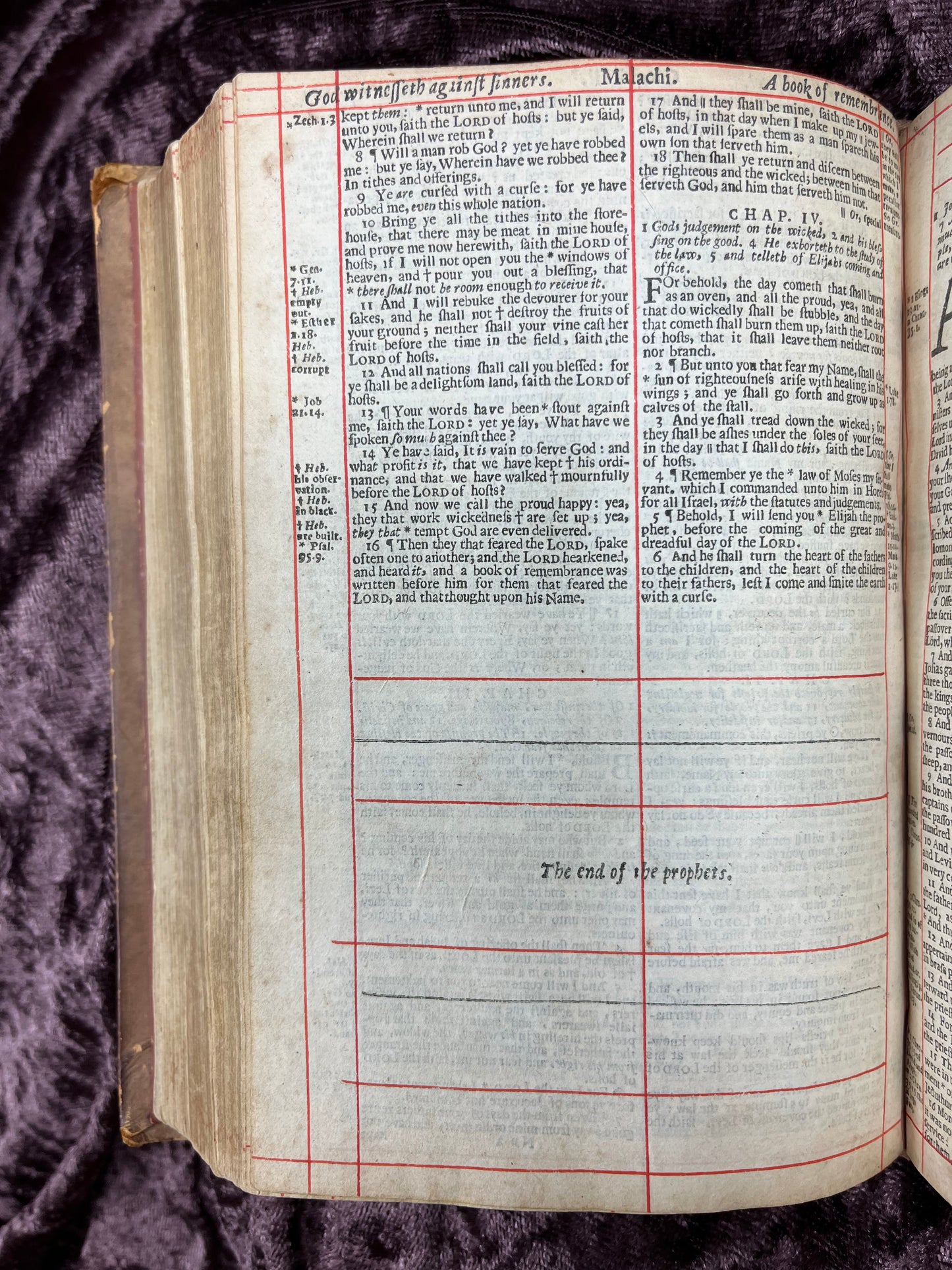 1660 Octavo King James Bible Printed By Henry Hills And John Field Which Marked The Restoration Period-Bound With 144 Extra Illustrations