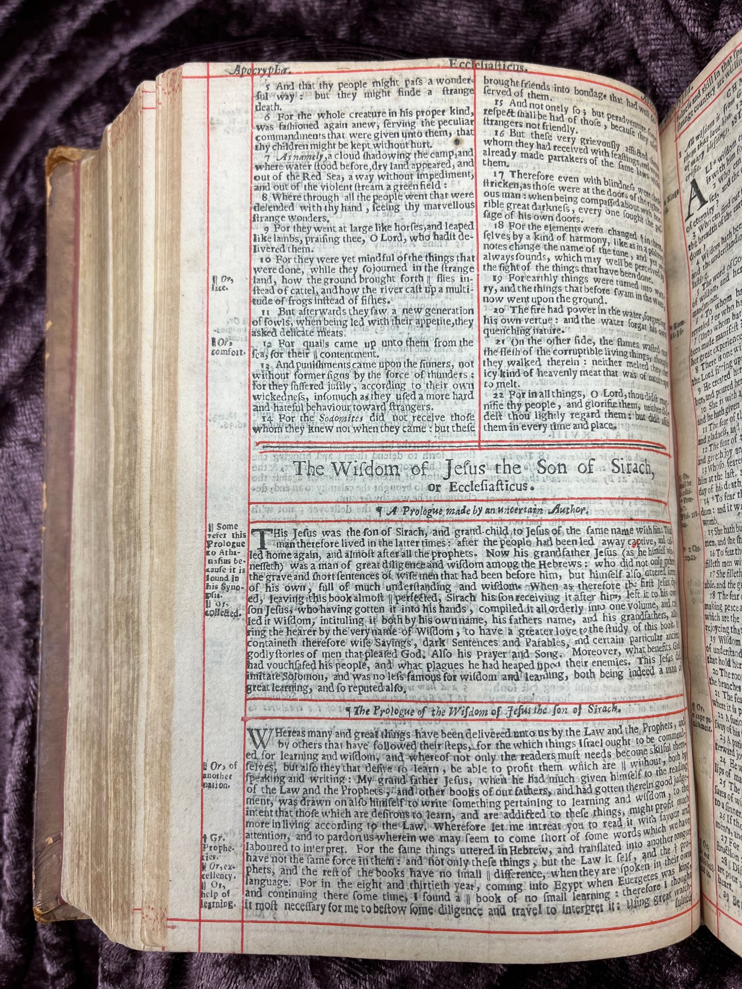 1660 Octavo King James Bible Printed By Henry Hills And John Field Which Marked The Restoration Period-Bound With 144 Extra Illustrations