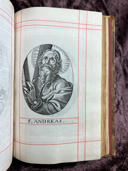 1660 Octavo King James Bible Printed By Henry Hills And John Field Which Marked The Restoration Period-Bound With 144 Extra Illustrations