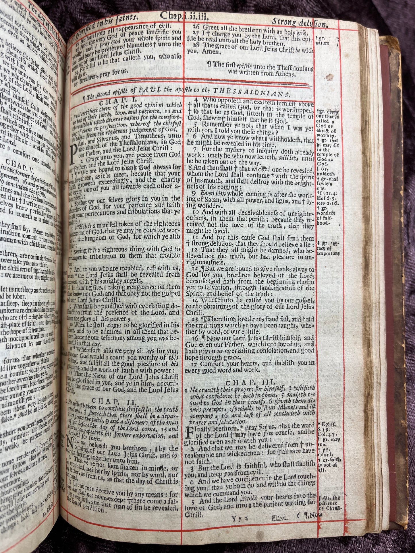 1660 Octavo King James Bible Printed By Henry Hills And John Field Which Marked The Restoration Period-Bound With 144 Extra Illustrations