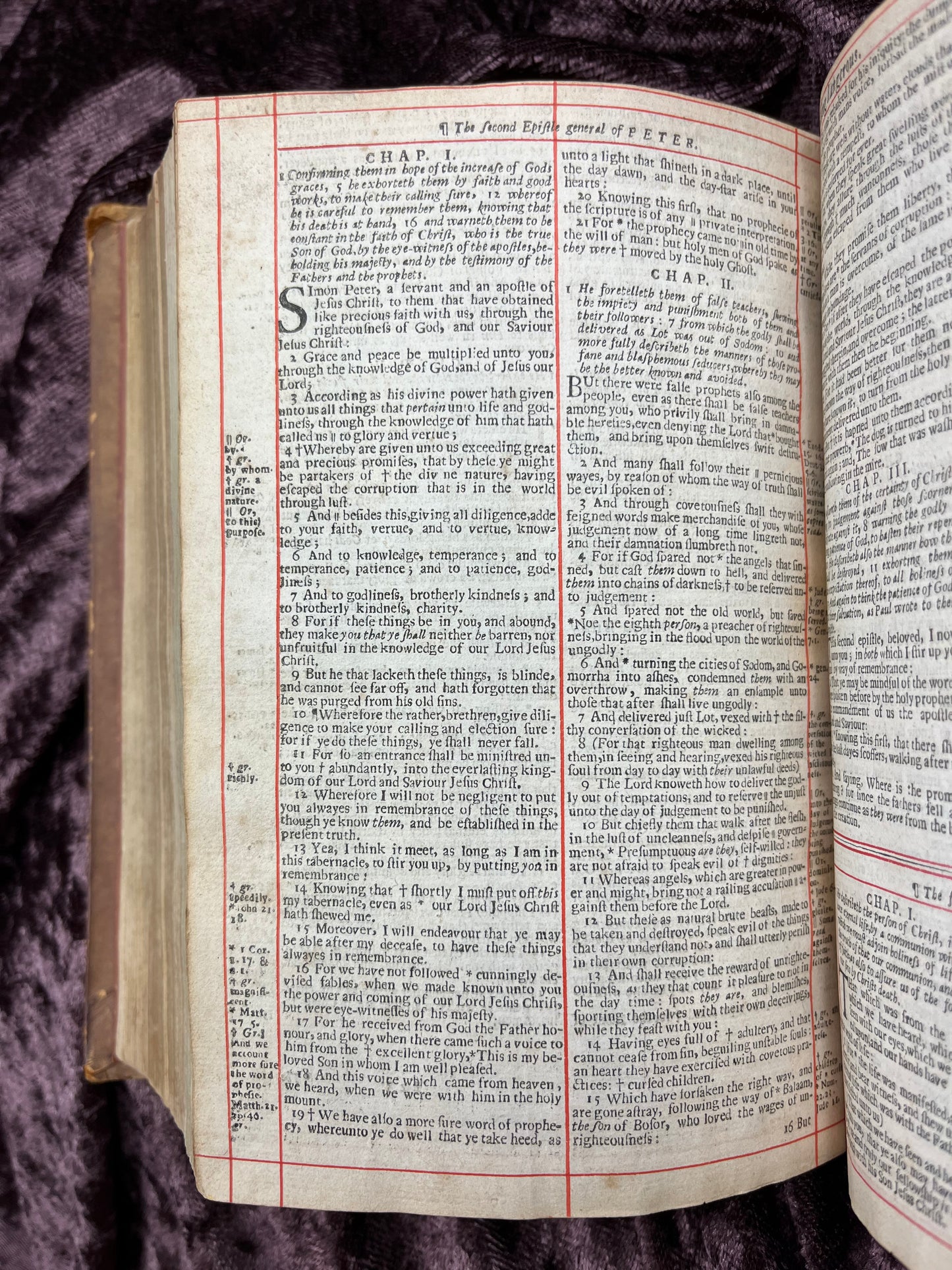 1660 Octavo King James Bible Printed By Henry Hills And John Field Which Marked The Restoration Period-Bound With 144 Extra Illustrations