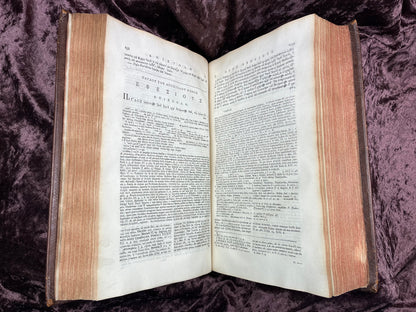 1752 Folio First Edition Greek New Testament With Robert Estiennes Text, Wettsteins Criticism, and a Syriac Version of Saint Clements Epistles